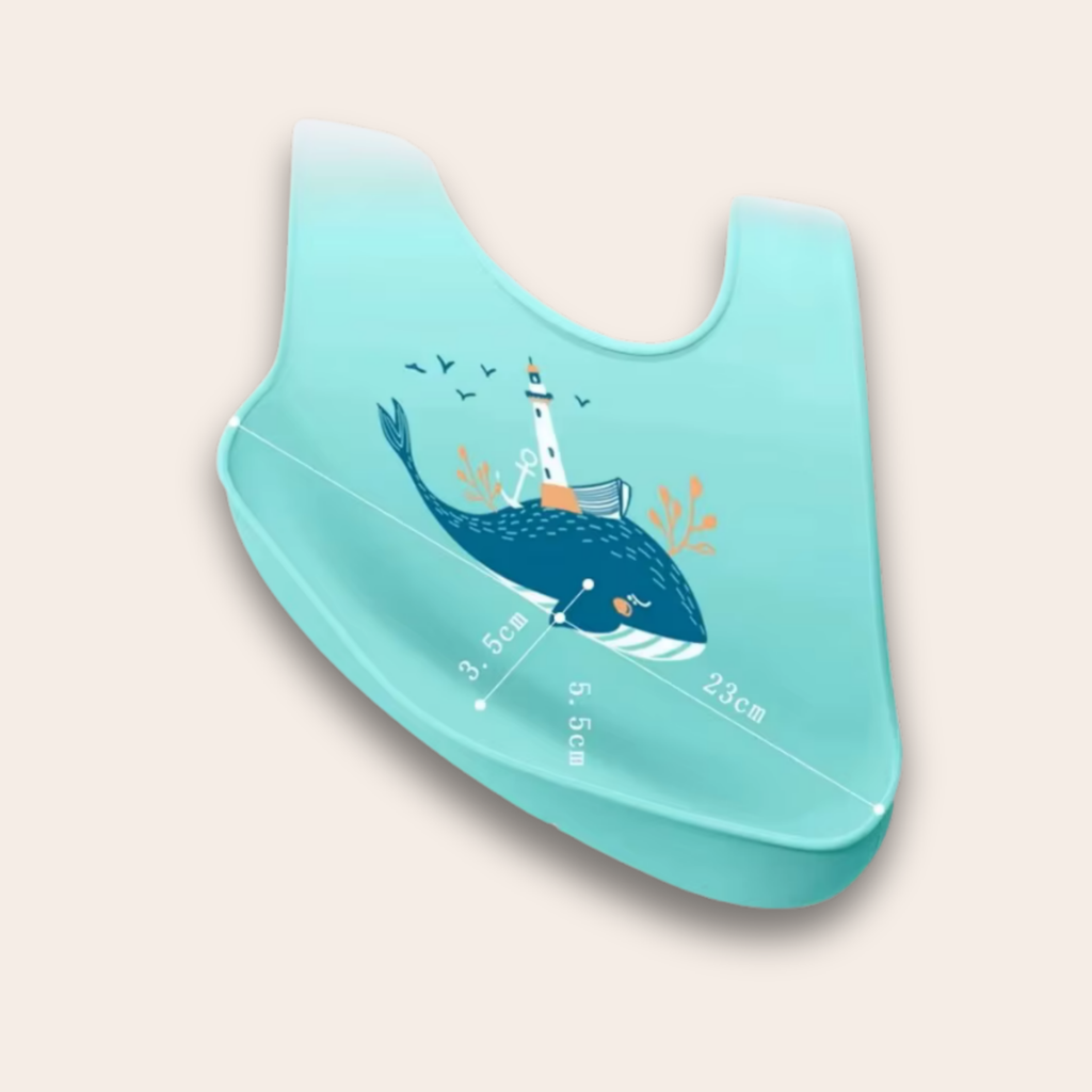 Bavoir en silicone bébé – Imperméable