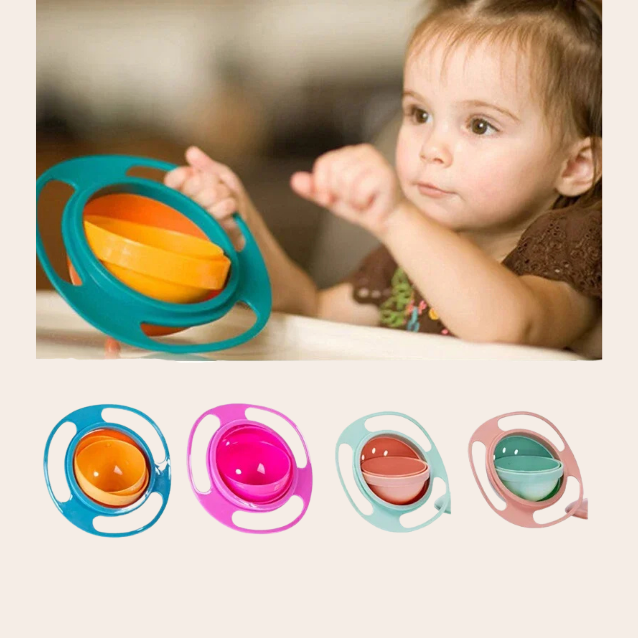 Bol Anti-Renversement pour Bébé