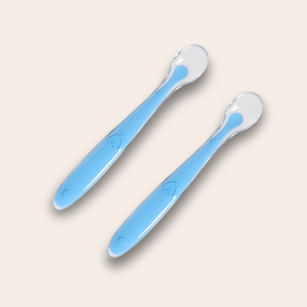 Cuillères en Silicone pour Bébé — Lot de 2